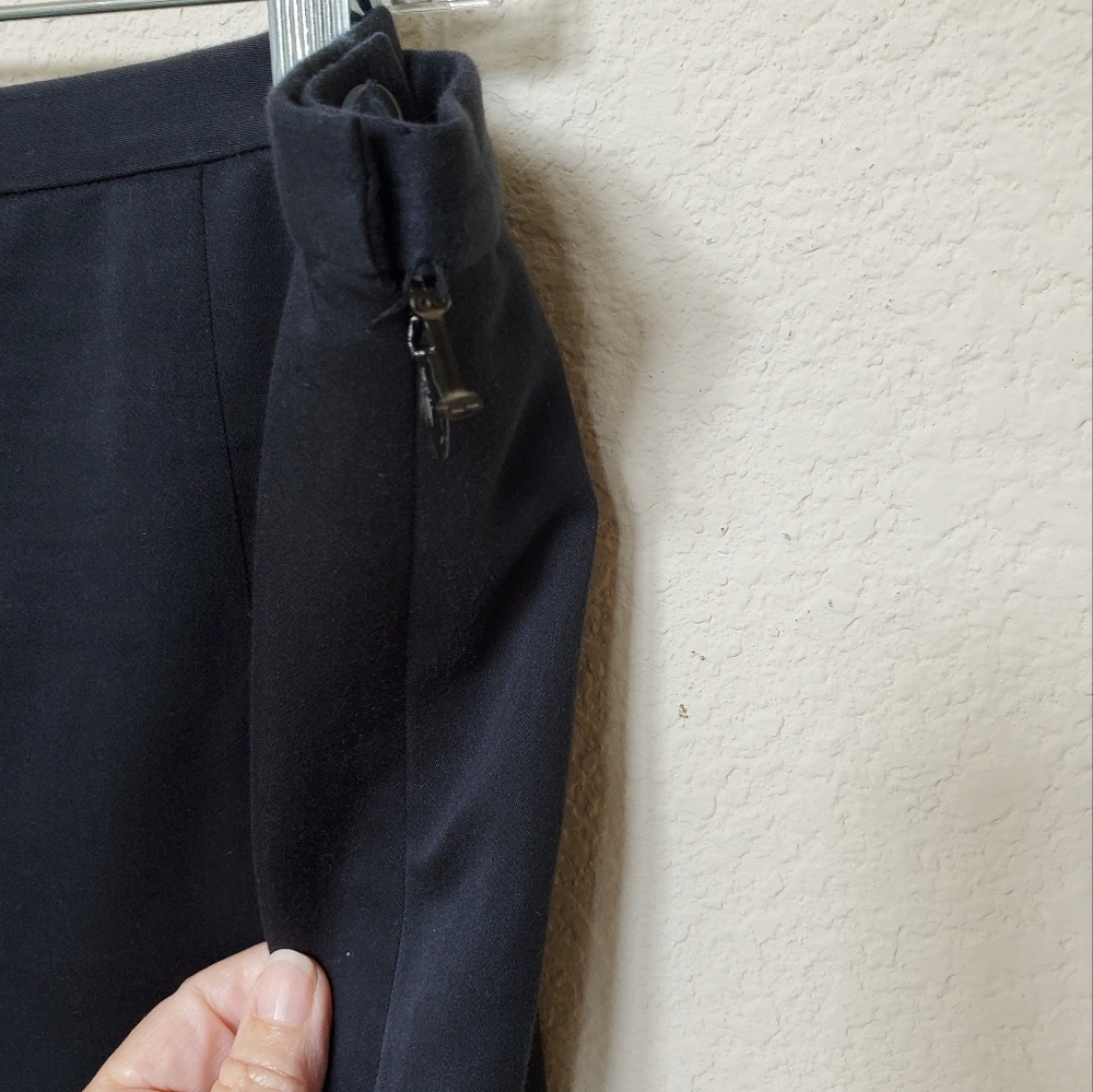 Pendleton Black Silk Blend Pencil Skirt.  Size 14p - Picture 3 of 7